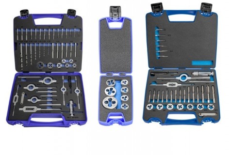 Závitová očka v sadě