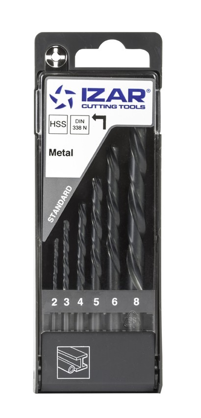 1025 SET 6 KS ø2-8 1025 SET 6 KS VRTÁKY HSS 118° h8 LEVÉ!