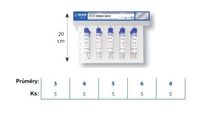 1611 SADA 25 KS ø3-8 VRTÁKŮ HSS S BITEM DO ŽELEZA NA LIŠTĚ