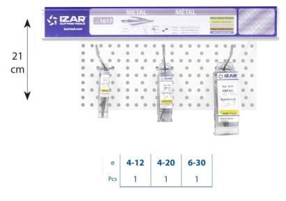 1617 SADA STUPŇOVITÝCH VRTÁKŮ HSSE 5% Co NA NEREZ 118°