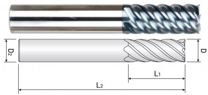 ZE516080 6-BŘITÉ FRÉZY 50° ŠROUBOVICE HRC65 ZE516080 6-BŘITÉ FRÉZY 50° ŠROUBOVICE HRC65