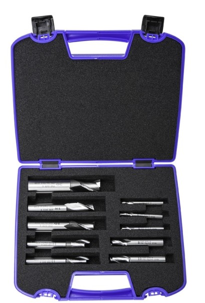 6420 SET 10ks - 2-břité frézy PMX - rovné 30°