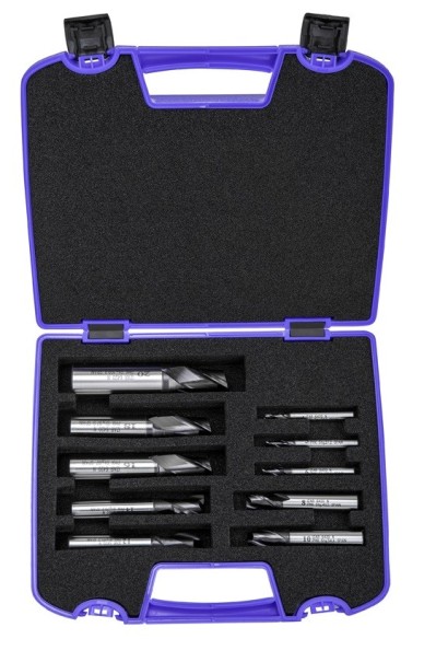 6420 TIALN-TOP SET 10ks - 2-břité frézy - rovné 30°