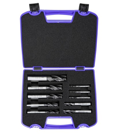 6600 TIALN-TOP SET 10ks - 4-6-břité frézy - rovné 30°