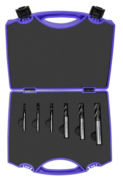 6600 TIALN-TOP SET 6ks - 4-6-břité frézy - rovné 30°