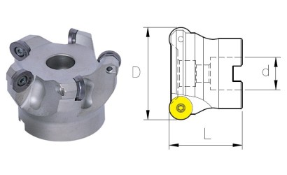 RSC-501222D ČELNÍ NÁSTRČNÉ FRÉZY NA KRUHOVÉ DESTIČKY RXMX