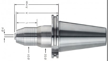 407-SK3008A80 - CNC VRTAČKOVÉ SKLÍČIDLO PRAVÉ-LEVÉ OTÁČKY