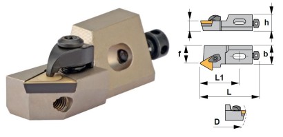 CTTPR12CA-16 Soustružnické nože na TPMR1603.. Pravé 60°