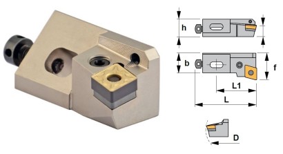 PCFNL25CA-16 Soustružnické nože na CNMG1606.. Levé 90°