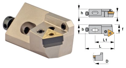 PTTNL20CA-22 Soustružnické nože na TNMG2204.. Levé 60°