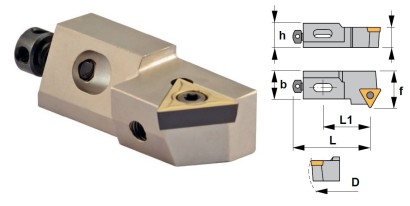 STWCL16CA-16 Soustružnické nože na TCMT16T3.. Levé 60°