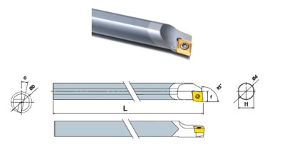 C12Q-SCLPL06 Soustružnické nože na CPMT0602.. Levé 95°