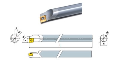 C20S-SCLPR09 Soustružnické nože na CPMT09T3.. Pravé 95°