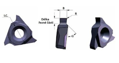 SG16RW27H15 pravé Drážkovací destičky se sražením DIN471/2