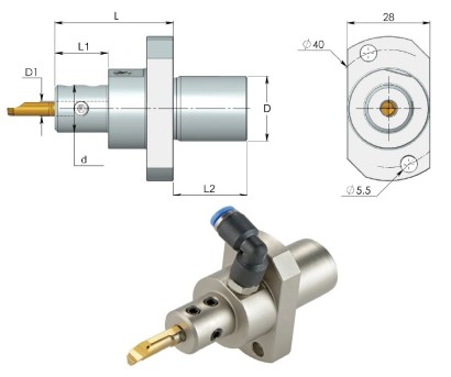 SIM22SH5-L Mikronožíky pro malé otvory Držáky mikronožíků