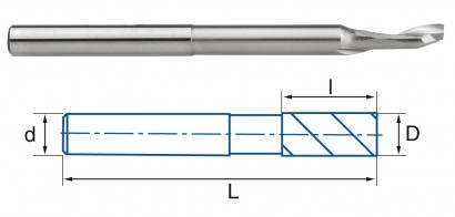 4415-6 FRÉZY HSS NA HLINÍK