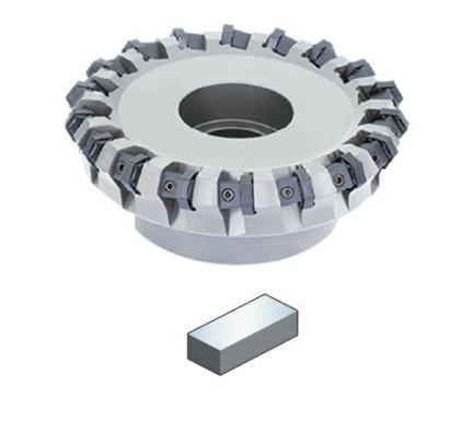 FMD02-125-B40-HN09-14 Frézy na plochu 55° na destičky HNEX..