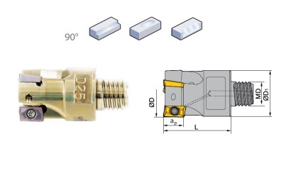 QCH-20-APKT11-Q12-02 Frézy do rohu na plochu 90° na APKT11T3