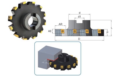 CB-125-32 KOTOUČOVÉ NÁSTRČNÉ FRÉZY (ZPĚTNÉ FRÉZY) na CNGX