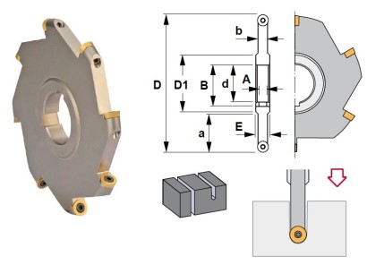 153090125 KOTOUČOVÉ OBOUSTRANNÉ DISKOVÉ FRÉZY na RPMW1003M0
