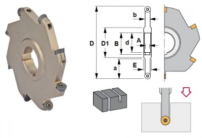154990160 KOTOUČOVÉ OBOUSTRANNÉ DISKOVÉ FRÉZY na RPMW1204M0