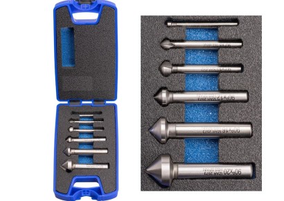 2573 SET 6 KS Kuželové záhlubníky HSSE 5%Co 90° DIN335C