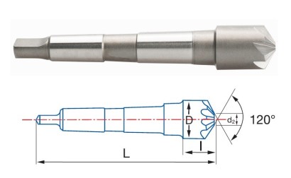 2690-D=80 - Kuželové záhlubníky HSS 120° DIN347B/ISO3293