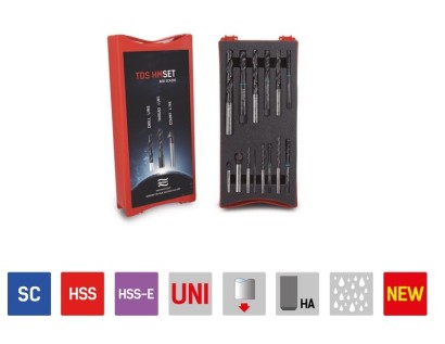 BOXSC4200 - Kuželové záhlubníky HSS+TIALN 90° DIN335 v sadě