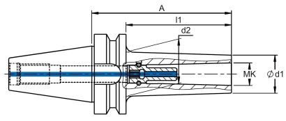 405-BT50MK4A200 - MORSE UPÍNAČ PRO FRÉZY