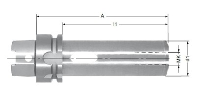 906-A80MK2 MORSE UPÍNAČ PRO VRTÁKY DIN6383 S VYRÁŽEČEM HSK-A