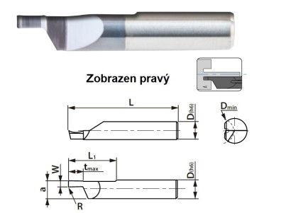 F2.6.60.16.015.25R YPG202 Mikronožíky čelní zapich PRAVÉ