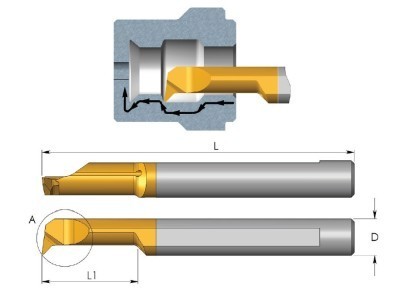 MQR6R0.2L15TNX Mikronožíky Kopírovací+vyvrtávací Pravé