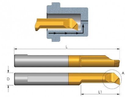 MUL6R0.15L22K20 Mikronožíky pro malé otvory Kopírovací Levé