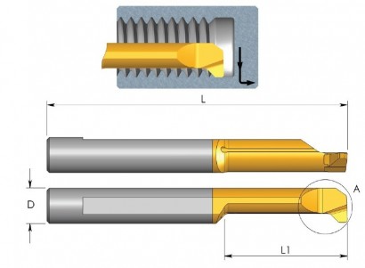 MDL4R0.5L18K20 Mikronožíky srážecí zapichovací nepovlak LEVÉ