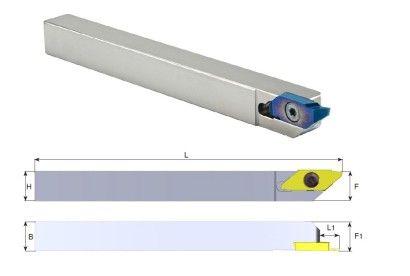 PGEL1616K40 vnější držáky pro švýcarské automaty levé PGEL1616K40 vnější držáky pro švýcarské automaty levé