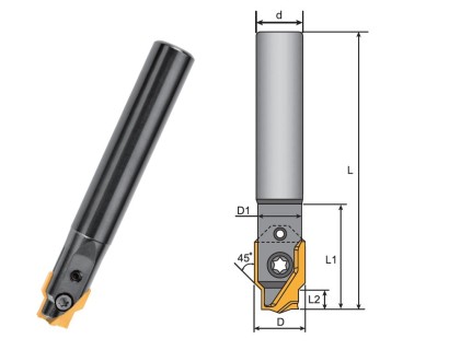 14-1608-100 Multi záhlubník pro hlavy šroubů M3-M12 3v1 14-1608-100 Multi záhlubník pro hlavy šroubů M3-M12 3v1