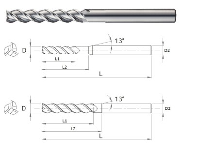 AWE32316086 OSTRÉ FRÉZY 3-BŘITÉ, NA HLINÍK A PLAST