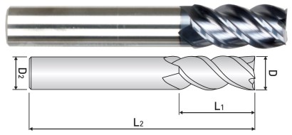 TX304H030S3 OBLÍBENÉ KVALITNÍ frézy- 4-BŘITÉ - HRC45 TX304H030S3 OBLÍBENÉ KVALITNÍ frézy- 4-BŘITÉ - HRC45