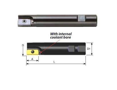 SR0031M30 Obousměrné závitové stopkové dlouhé frézy chlazení