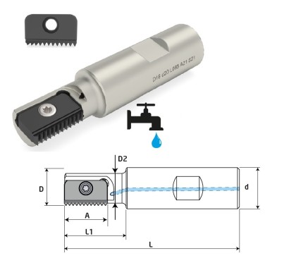 D21 d20 L094 A21 S21 Obousměrné závitové stopkové frézy IK