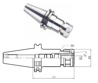 SK40-WSKP25-90 PŘESNÉ KLEŠTINOVÉ UPÍNAČE DIN6499ER KUŽEL