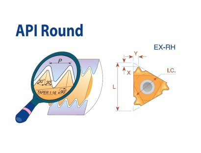 16ER10APIRDP25C Pravé API Round 30° destičky