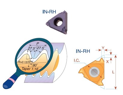 16IRB14BSPTBMA Pravé BSPT (RC) 55° destičky