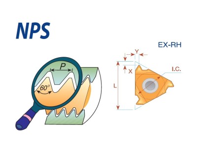 16ER14NPSBMA Pravé NPS 60° destičky pro pravé držáky