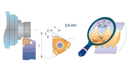 22ER11.5NPTF2MBMA Pravé NPTF 60° VÍCEZUBÉ destičky