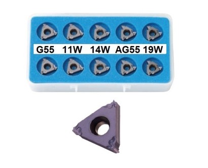 16ERBW-BMA SET Pravé Whitworth (W) 55° destičky