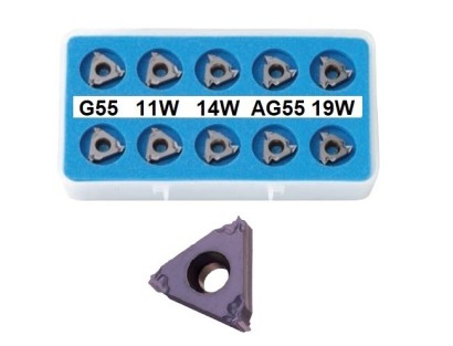 16IRBW-BMA SET Pravé Whitworth (W) 55° destičky