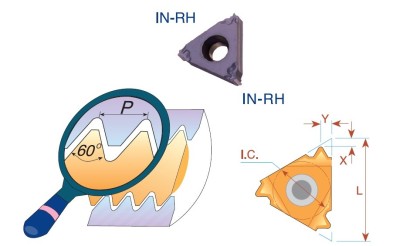 16IRBA60BMA Pravé destičky částečný profil 60°