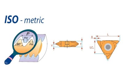 16VER1.5ISOBMA Pravé vertikální ISO metrické destičky