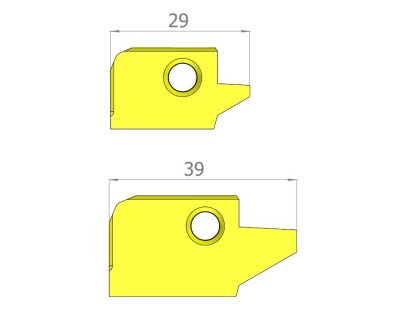 30IR9SAGEBMA Pravé vnitřní - SAGE 30° DIN513 - destičky